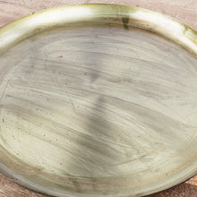 Lade das Bild in den Galerie-Viewer, Dekotablett Metall Altgold