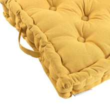 Lade das Bild in den Galerie-Viewer, Sitzkissen 45x45cm senfgelb