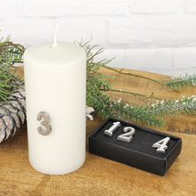 Lade das Bild in den Galerie-Viewer, Kerzenstecker 1,2,3,4 Metall Silber