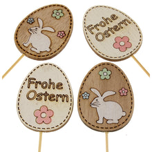 Lade das Bild in den Galerie-Viewer, 4er Set Holzstecker Ostern