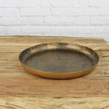 Lade das Bild in den Galerie-Viewer, Tablett, rund 28cm, messing
