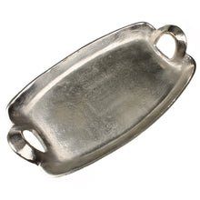 Lade das Bild in den Galerie-Viewer, Tablett mit Henkel silber