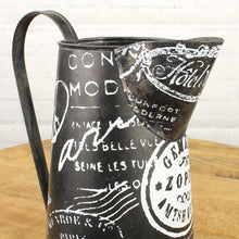 Lade das Bild in den Galerie-Viewer, Dekokanne Zink Schwarz