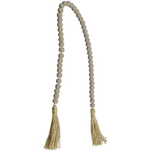 Lade das Bild in den Galerie-Viewer, Girlande Holzperlen Grau