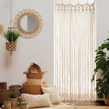 Lade das Bild in den Galerie-Viewer, Makramee Kissen Beige 40 x 40 cm