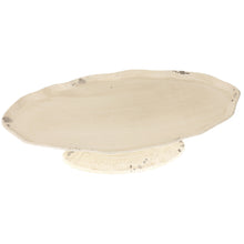 Lade das Bild in den Galerie-Viewer, Ovales Tablett / Etagere in Altweiß