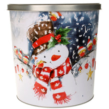 Lade das Bild in den Galerie-Viewer, XXL Gebäckdose Schneemann Metall