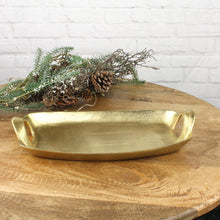Lade das Bild in den Galerie-Viewer, Tablett mit Henkel gold