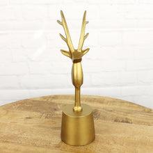 Lade das Bild in den Galerie-Viewer, Rentier Büste Messing 37 cm