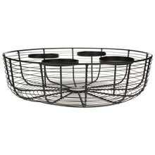 Lade das Bild in den Galerie-Viewer, Adventskrant Metall Schwarz