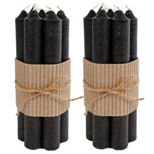 Lade das Bild in den Galerie-Viewer, Tischkerzen schwarz 7 Stk.