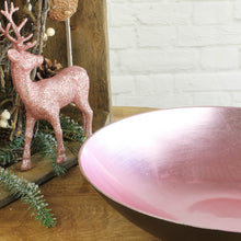 Lade das Bild in den Galerie-Viewer, Metallic Kunststoff Schüssel pink schwarz Ø 35cm