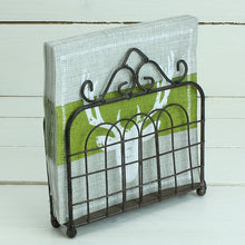 Lade das Bild in den Galerie-Viewer, Serviettenständer Dunkelrostfarben