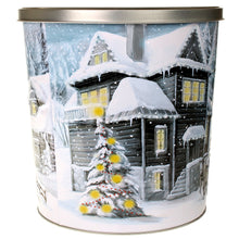 Lade das Bild in den Galerie-Viewer, XXL Gebäckdose Dorf Metall