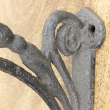 Lade das Bild in den Galerie-Viewer, Wandglocke Braun Metall