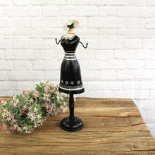 Lade das Bild in den Galerie-Viewer, Schmuckbüste aus Holz - schwarz