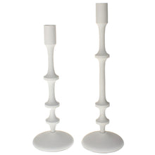 Lade das Bild in den Galerie-Viewer, Kerzenleuchter Weiß Metall