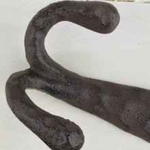 Lade das Bild in den Galerie-Viewer, Wandhaken 2er Dunkelrost