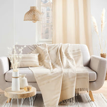 Lade das Bild in den Galerie-Viewer, Decke Baumwolle Beige Gold