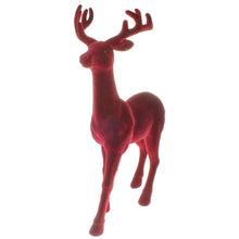Lade das Bild in den Galerie-Viewer, Hirsch stehend Rot samt 45 cm
