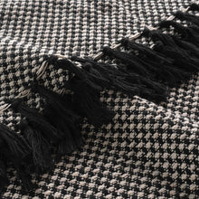 Lade das Bild in den Galerie-Viewer, Decke Baumwolle Schwarz Weiß