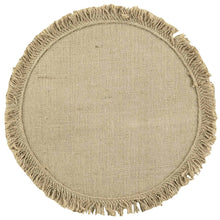 Lade das Bild in den Galerie-Viewer, 2er Set Platzset Jute 38 cm Brau Natur
