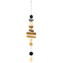 Lade das Bild in den Galerie-Viewer, Hängedeko metall - Gold/Schwarz