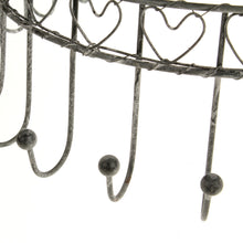 Lade das Bild in den Galerie-Viewer, Kräuterkrone Grau Weiß gekalkt rund