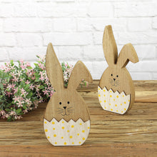 Lade das Bild in den Galerie-Viewer, Hase, 2er Set Holz 22 cm hoch