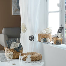 Lade das Bild in den Galerie-Viewer, Kissen Braun 40 x 40 cm Blätter Muster