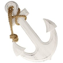Lade das Bild in den Galerie-Viewer, Anker mit Tau Weiß