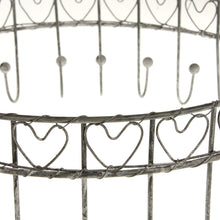 Lade das Bild in den Galerie-Viewer, Kräuterkrone Grau Weiß gekalkt rund