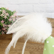 Lade das Bild in den Galerie-Viewer, 2er Set Dekohuhn Keramik Grün