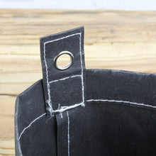 Lade das Bild in den Galerie-Viewer, Blumentopf aus Kraftpapier, schwarz, 2-Set