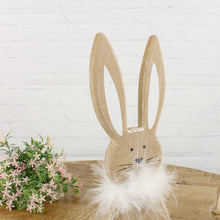 Lade das Bild in den Galerie-Viewer, 2er Set Dekohase Federkragen Braun