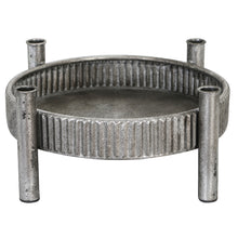 Lade das Bild in den Galerie-Viewer, Designer Adventskranz grau matt