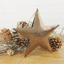 Lade das Bild in den Galerie-Viewer, Dekostern Bronze Metall