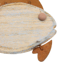 Lade das Bild in den Galerie-Viewer, Holzfisch zum Hängen 4er Set