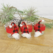 Lade das Bild in den Galerie-Viewer, 3er Set Dekowindlicht Glas Wichtel