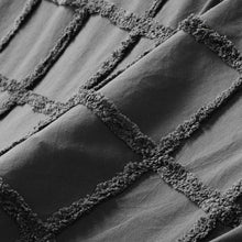 Lade das Bild in den Galerie-Viewer, Decke Baumwolle Anthrazit