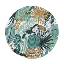 Lade das Bild in den Galerie-Viewer, 4er Set Platzset Dschungel Grün 35 cm