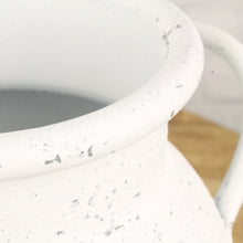 Lade das Bild in den Galerie-Viewer, Deko Milchkanne 27 cm hoch Altweiss Shabby