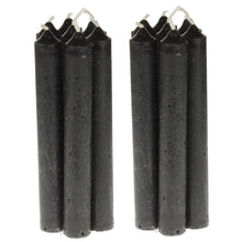 Lade das Bild in den Galerie-Viewer, Tischkerzen schwarz 7 Stk.
