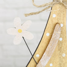 Lade das Bild in den Galerie-Viewer, 2er Set Hase aus Holz mit Hängeohren