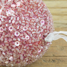 Lade das Bild in den Galerie-Viewer, Ei-Hänger, 2er Set glitzernd Pink mit Aufhänger