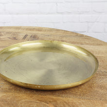 Lade das Bild in den Galerie-Viewer, Tablett rund gold 28 cm