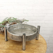 Lade das Bild in den Galerie-Viewer, Designer Adventskranz grau matt