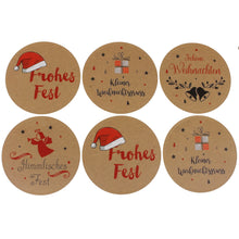 Lade das Bild in den Galerie-Viewer, Weihnachtsaufkleber Set 48 Stk