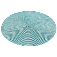 Lade das Bild in den Galerie-Viewer, Platzmatte Ø 35 cm rund türkis