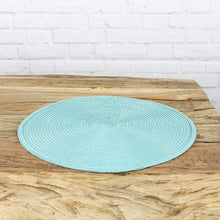 Lade das Bild in den Galerie-Viewer, Platzmatte Ø 35 cm rund türkis